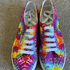 Superga tie dye 37.5